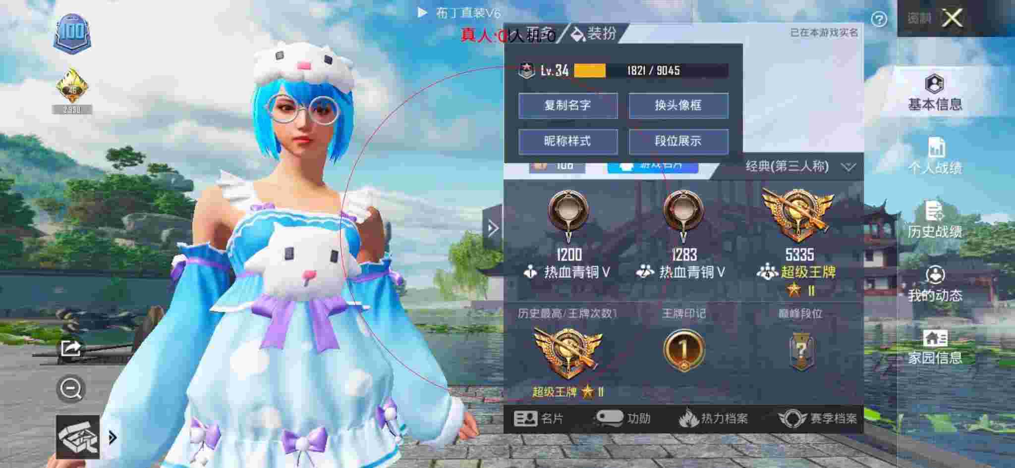 和平精英布丁直装透视 - 和平精英挂件图片大全大图高清辅助预览图